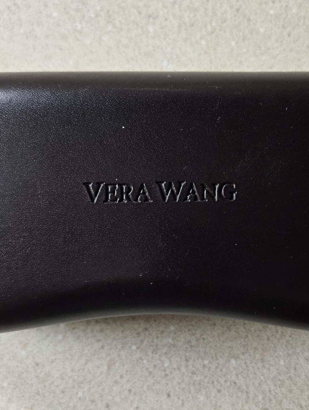 Vera Wang Black Leather Sunglasses Case
